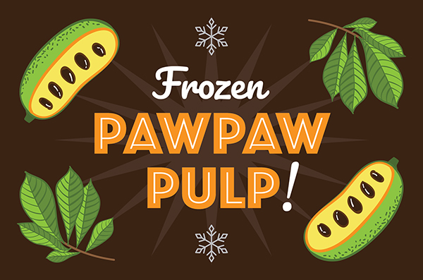 Frozen pawpaw pulp for sale